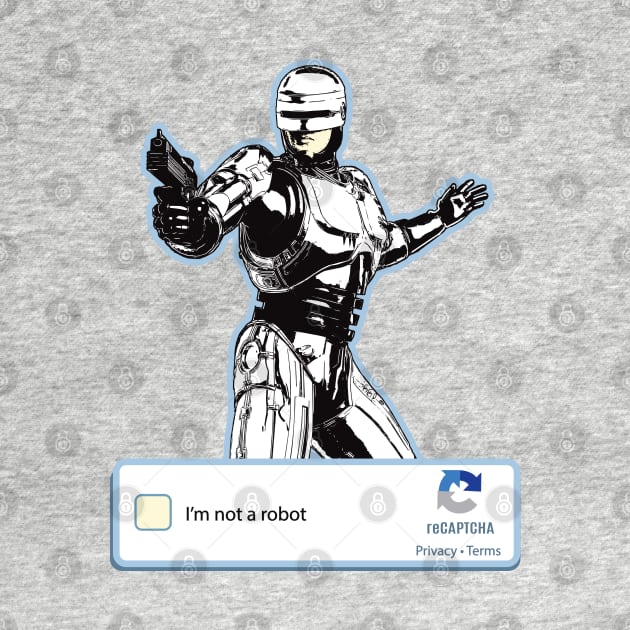 I'm Not A Robot Captcha Log In by Alema Art